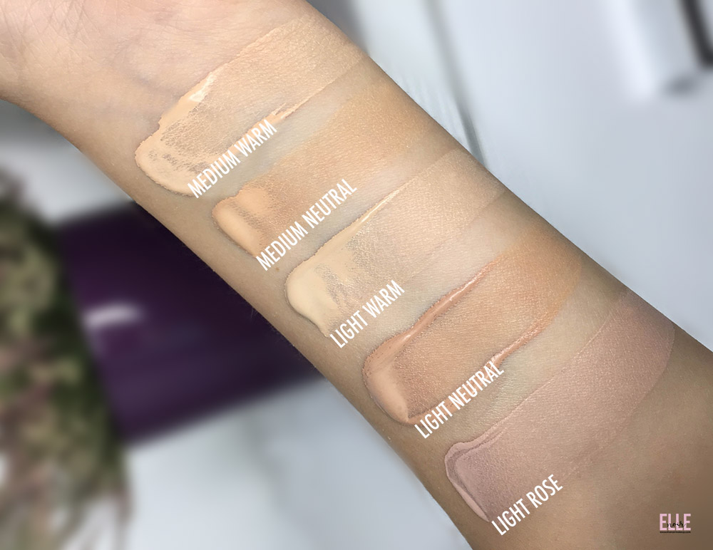 swatches dior backstage foundation